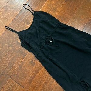 Black Spaghetti-Strapped Sundress